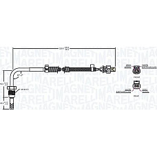 Senzor. temperatura gaze evacuare Senzor temperatura evacuare MERCEDES A W176 B SPORTS TOURER W246 W242 C W204 C MERCEDES-BENZ GLK-CLASS (X204), Crossover, 06.2008 - 12.2015 Magneti Marelli 172000151010