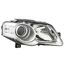 Far Lampa frontala Dreapta halogen H7-H7-W5W electric cu motor bec se potriveste. VW PASSAT B6 03.05-10.11 VW PASSAT (3C2), Sedan, 03.2005 - 12.2010 HELLA 1EL 247 014-021