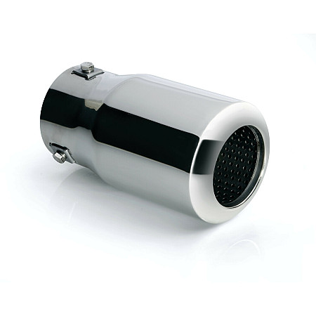 Ornament toba esapament TS-63, din otel inoxidabil lustruit, sunet sport, racordare 48-61mm