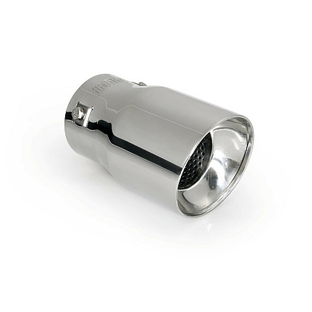 Ornament toba esapament TS-50, din otel inoxidabil lustruit, sunet sport, racordare 50-63mm