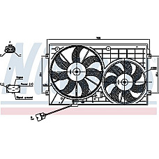 Ventilator. radiator Ventilator radiator cu carcasa AUDI A1 A3 TT SEAT ALTEA ALTEA XL IBIZA IV SC LEON TOLEDO III VW CADDY III (2KB, 2KJ, 2CB, 2CJ), Dubita, 03.2004 - 05.2015 Nissens 85644