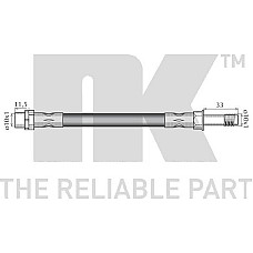 Furtun frana BMW 3 Gran Turismo VI (F34), Hatchback, 07.2012 - NK 851523