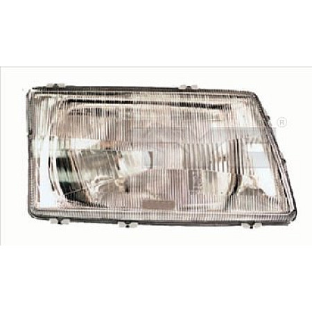 Far Lampa frontala Dreapta H4 mecanic culoare insert: argintiu AUDI 100 C3 200 C3 TYC TYC 20-1736-05-2
