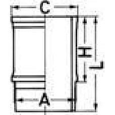 Camasa piston inner diameter. 127mm length. 2711mm flange diameter. 150mm SCANIA IRIZAR CENTURY IRIZAR PB SCANIA IRIZAR CENTURY, Autobuz, 09.2006 - Kolbenschmidt 89894110