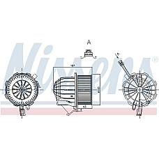 Ventilator. habitaclu Suflanta de aer AUDI A4 ALLROAD B8 A4 B8 A5 Q5 PORSCHE MACAN 1.8-4.2 10.07- AUDI A5 (8TA), Sportback, 07.2007 - 01.2017 Nissens 87428