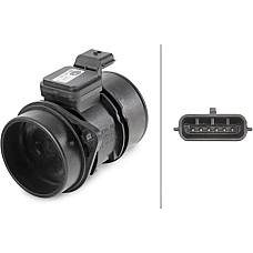 Debitmetru NISSAN MICRA III (K12), Hatchback, 03.2002 - 06.2010 HELLA 8ET 009 142-121