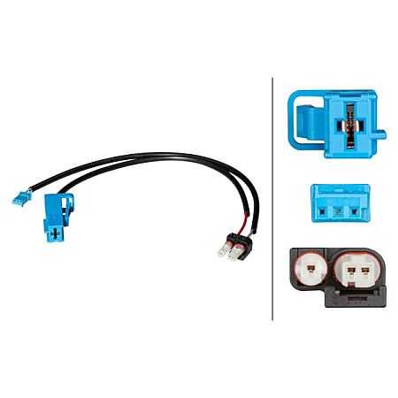 Adaptor acumulator Fir de cablu BMW 3 E90 3 E91 3 E92 3 E93 5 E60 1.6-5.0 09.04-12.13 BMW 5 - V (E60), Sedan, 12.2001 - 03.2010 HELLA 8KA 009 429-911