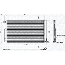 Condensator. climatizare aer rece Fiat Grande Punto OPEL CORSA 1.21.4 1.01.21.4 D - OE Numarul 55700406 1850119 FIAT PUNTO II (188_), Hatchback, 09.1999 - 07.2012 Magneti Marelli 350203611000