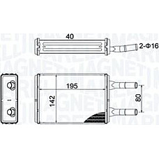 Schimbator caldura. incalzire habitaclu Heater FORD TRANSIT TRANSIT TOURNEO 2.0-2.4D-2.5D 09.91-12.00 FORD TRANSIT (E_), Autobuz, 06.1994 - 07.2000 Magneti Marelli 350218476000