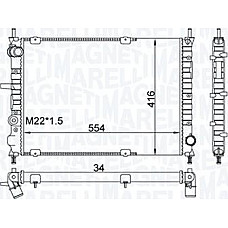 Radiator. racire motor Radiator motor Manual se potriveste. FIAT BRAVA BRAVO I MAREA 1.9D FIAT BRAVA (182_), Hatchback, 10.1995 - 06.2003 Magneti Marelli 350213154300