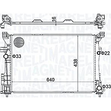 Radiator. racire motor Radiator motor Automat-Manual se potriveste. MERCEDES A W176 B SPORTS TOURER W245 B SPORTS TOURER W246 W2 MERCEDES-BENZ B-CLASS (W246, W242), Hatchback, 10.2011 - 12.2018 Magneti Marelli 350213158600
