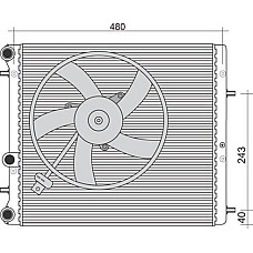 Radiator. racire motor Radiator motor se potriveste. SEAT CORDOBA IBIZA III IBIZA IV IBIZA IV SC IBIZA IV ST SKODA FABIA I FABIA SKODA FABIA I (6Y5), Combi, 04.2000 - 12.2007 Magneti Marelli 350213851000