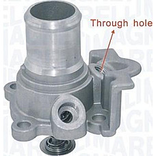 Termostat.lichid racire Cooling system thermostat 82C with gasket IVECO DAILY III FIAT DUCATO F1AE0481A-F1AE0481M 12.01-0 IVECO DAILY III (DAILY-2000), Cadru de sprijin, 03.1998 - 10.2009 Magneti Marelli 352317003510