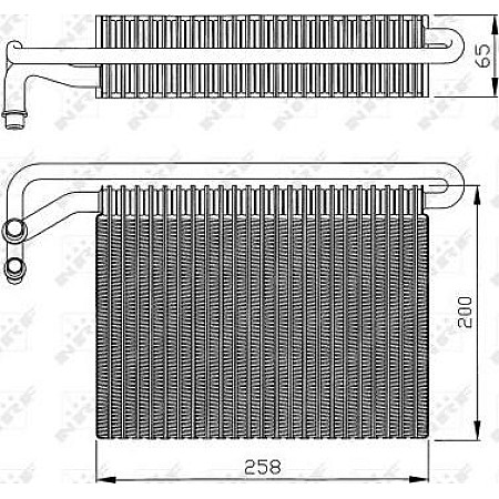 Vaporizator aer conditionat BMW 3 Touring IV (E46), Turism, 06.1999 - 07.2005 NRF 36096