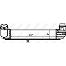 Intercooler. compresor Intercooler RENAULT GRAND SCENIC III MEGANE MEGANE III SCENIC III 1.2-1.4-1.5D 11.08- RENAULT MEGANE III (DZ0/1_), Compartiment, 11.2008 - NRF 30481