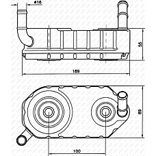 Radiator ulei. ulei motor Oil cooler automatic AUDI A3 SEAT ALHAMBRA CORDOBA CORDOBA VARIO IBIZA II LEON TOLEDO I TOLEDO I VW POLO CLASSIC (6V2), Sedan, 01.1995 - 11.2009 NRF 31004A