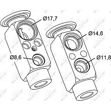Supapa expansiune. clima Supapa de climatizare tip de refrigerant. R12 se potriveste. DAF 65 CF 75 75 CF 85 85 CF 95 95 XF CF 65 RENAULT SAFRANE I (B54_), Hatchback, 04.1992 - 10.1997 NRF 38479