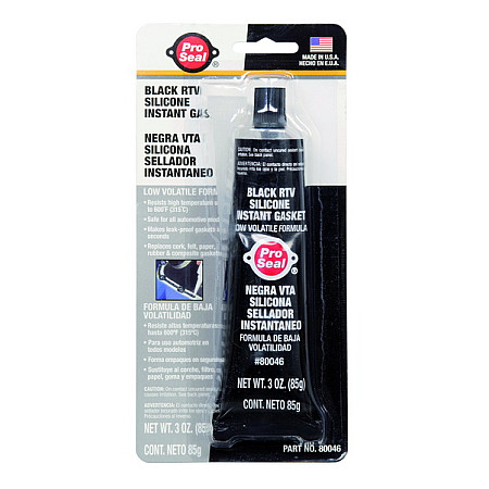Material de etansare Silicon de etansare etansare izolant de silicon tub 85g culoare: Negru rezistent la Apa Lichid racire Uleiuri de motor Vaselina -62/260Cscop general PRO-SEAL PRO 10-043