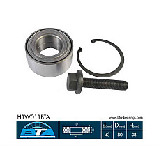 set rulment roata roata SEAT ALHAMBRA (7V8, 7V9) BTA H1W011BTA
