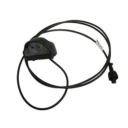 Iluminare numar de circulatie Lampa numar inmatriculare REGPOINT culoare sticla: negru lungime furtun: 2500mm  ASPOCK A36-3007-047