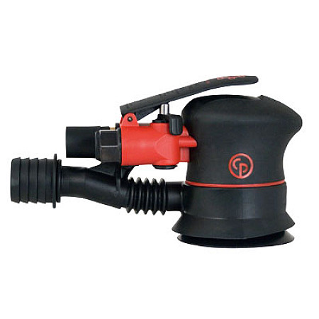 Aparat de lustruit (polishat) actionat pneumatic Oscilant / rotative sursa de alimentare: pneumatic turatie: 12000rev./min. amplitudine oscilatii: 25mm diametru disc: 75mm CHICAGO PNEUMATIC CP7225CVE-3
