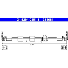 Furtun frana ATE 24.5204-0351.3