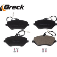 Set placute frana.frana disc Set placute frana Fata cu senzor de uzura integrat cu suplimente CITROEN C5 III C6 F PEUGEOT 407 SW (6E_), Turism, 05.2004 - 12.2011 Breck 24133 00 701 10