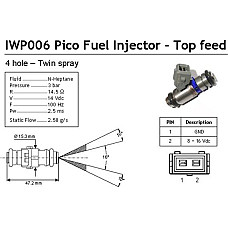Injector de combustibil CITROEN SAXO FIAT BRAVA BRAVO I PUNTO STILO PEUGEOT 106 II 1.6-1.8 10.95-03.12 FIAT BRAVA (182_), Hatchback, 10.1995 - 06.2003 Magneti Marelli 214310000610