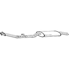 Toba esapament finala Toba finala esapament BMW 3 E30 2.0-2.5-2.7 09.83-11.93 BMW 3 - II (E30), Sedan, 09.1982 - 03.1992 Bosal 285-053