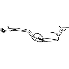 Toba esapamet intermediara Sistem de evacuare a amortizorului VOLVO C30 C70 II S40 II V50 FORD C-MAX FOCUS C-MAX VOLVO C70 II (542), Sabrioleta, 03.2006 - 12.2013 Bosal 282-419