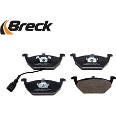 Set placute frana.frana disc Set placute frana Fata cu senzor de uzura integrat cu suplimente AUDI A2 A3 SEAT ALT VW POLO (9N_), Hatchback, 10.2001 - 10.2014 Breck 23131 00 702 10