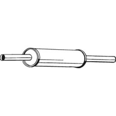 Toba esapamet intermediara Sistem de evacuare a amortizorului VW GOLF III GOLF IV VENTO 1.8 11.91-06.02 VW VENTO (1H2), Sedan, 11.1991 - 09.1998 Bosal 233-373
