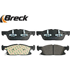 Set placute frana.frana disc Set placute frana Fata FORD FOCUS IV GALAXY III S-MAX FORD USA EDGE FUSION LINCOLN FORD S-MAX II (CJ, WA6), Dubita, 01.2015 - Breck 22412 00 701 00
