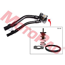 Termostat.lichid racire Termostat sistem racire 88C SMART FORTWO 1.0 01.07- SMART FORTWO (451), Compartiment, 01.2007 - Motorad 799-88K