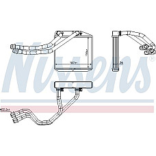 Schimbator caldura. incalzire habitaclu Heater FIAT DOBLO DOBLO CARGO OPEL COMBO TOUR COMBO-MINIVAN 1.3D-2.0D 01.10- FIAT DOBLO (263_), Dubita, 11.2009 - Nissens 71455