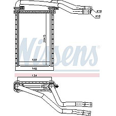 Schimbator caldura. incalzire habitaclu Heater FIAT SEDICI SUZUKI SWIFT III SWIFT IV SX4 1.2-2.0D 02.05- SUZUKI SX4 (EY, GY), Hatchback, 06.2006 - Nissens 73991