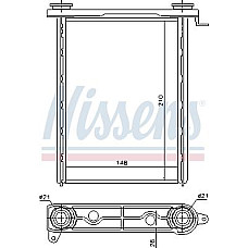 Schimbator caldura. incalzire habitaclu Heater FIAT TALENTO NISSAN NV300 OPEL VIVARO B RENAULT FLUENCE GRAND SCENIC III ME RENAULT MEGANE III (BZ_), Hatchback Van, 11.2008 - 08.2015 Nissens 73343