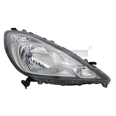 Far Lampa frontala Stanga H4 electric fara motoras culoare insert: cromat HONDA JAZZ III TYC TYC 20-12932-15-9