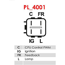 Generator / Alternator SUZUKI SX4 (GY, RW), Sedan, 10.2007 - AS-PL A6417S