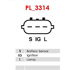 Generator / Alternator TOYOTA LAND CRUISER VI (_J1_), Crossover, 01.1998 - 07.2008 AS-PL A6035