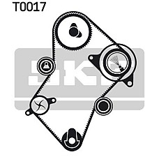 Set pompa apa + curea distributie CITROEN JUMPER Autobus 230P Producator SKF VKMC 03241