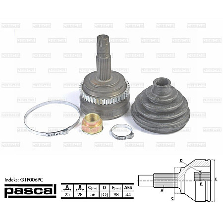 Set articulatie planetara ALFA ROMEO GTV 916C Producator PASCAL G1F006PC