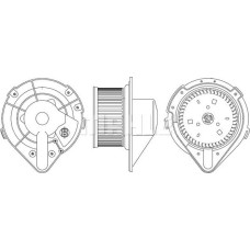 Aeroterma ventilator habitaclu VW JETTA II (19E, 1G2, 165), Sedan, 08.1983 - 12.1992 MAHLE AB 172 000S