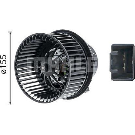 Aeroterma ventilator habitaclu FORD FOCUS II (DA_, HCP, DP), Hatchback, 07.2004 - 09.2013 MAHLE AB 245 000P