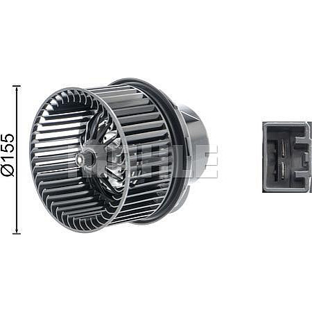 Aeroterma ventilator habitaclu FORD FOCUS II (DA_, HCP, DP), Hatchback, 07.2004 - 09.2013 MAHLE AB 248 000P