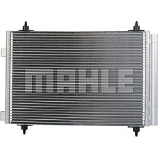 Condensator. climatizare A-C condenser with dryer DS DS 4 DS 5 CITROEN BERLINGO BERLINGO MULTISPACE BERLINGO-MINIVAN C4 C4 PEUGEOT 5008 (0U_, 0E_), Dubita, 06.2009 - 03.2017 MAHLE AC 667 000S