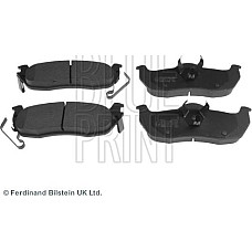 Set placute frana NISSAN NP300 NAVARA (D40), Ridica, 10.2004 - Blue Print ADN142160