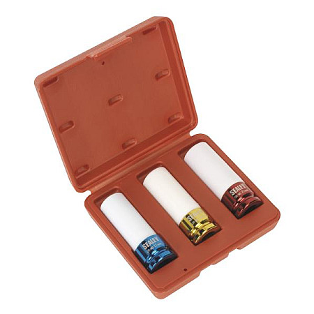 &quot;Set scule Set tubulare impact dimensiune tubulara: 1/2&quot;&quot; 3 buc impachetare: cutie de plastic&quot; SEALEY SEA SX031