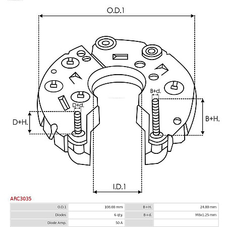 Punte diode AS-PL ARC3035