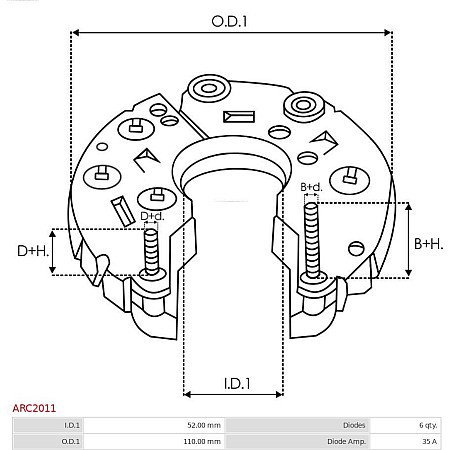 Punte diode AS-PL ARC2011